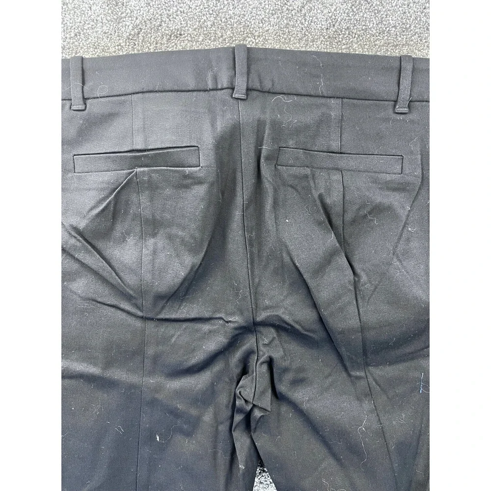 J.Crew Dress Pants Womens‎ 6/S Mercantile Mid Rise Ankle Crop Stretch Black NWT